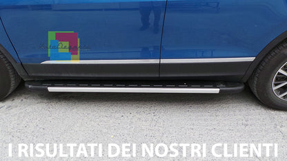 VW TIGUAN MK2 II 2016+ PEDANE LATERALI SOTTOPORTA ANTISCIVOLO TOP QUALITA