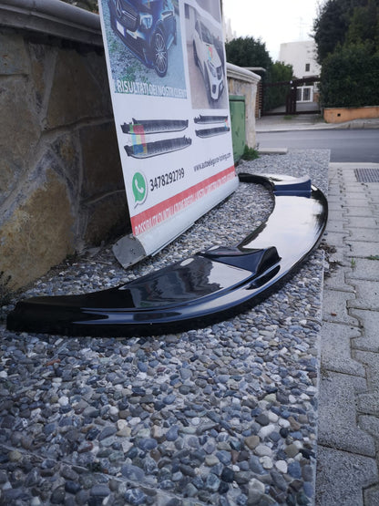 UNDER BUMPER BMW 5 SERIES E60 E61 M TECH FRONT SPLITTER ABS BLACK 0058