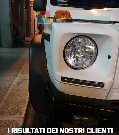 PARAFANGHI ALLARGATI MERCEDES CLASSE G W463 SPOILER PASSARUOTA LOOK AMG G55 -1