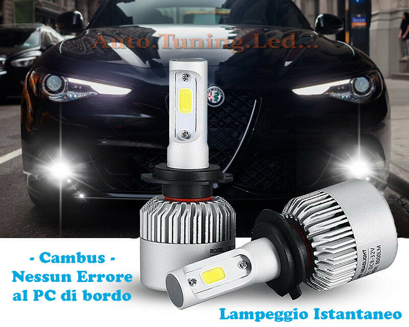 LAMPADE FENDINEBBIA A LED CREE ALFA ROMEO GIULIA 2015+ CAMBUS 6000K BIANCO