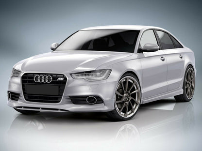 MINIGONNE LATERALI PER AUDI A6 4G C7 2011 AL 2017 SPOILER SOTTOPORTA ABT LOOK