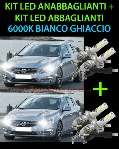 KIT LED LAMPADE ABBAGLIANTI & ANABBAGLIANTI PER VOLVO V60 2010 IN POI -.