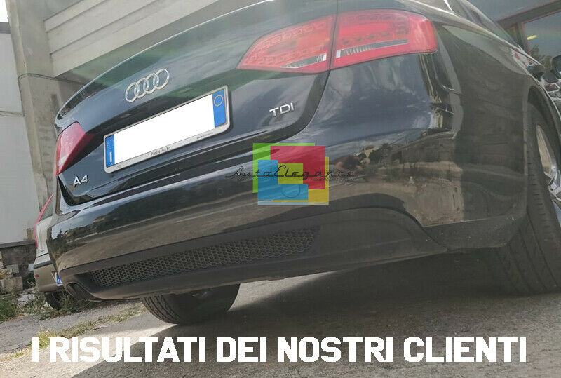 AUDI A4 B8 AVANT BERLINA 2007-2011 DIFFUSORE POSTERIORE SOTTO PARAURTI SLINE AUTOELEGANCERICAMBI