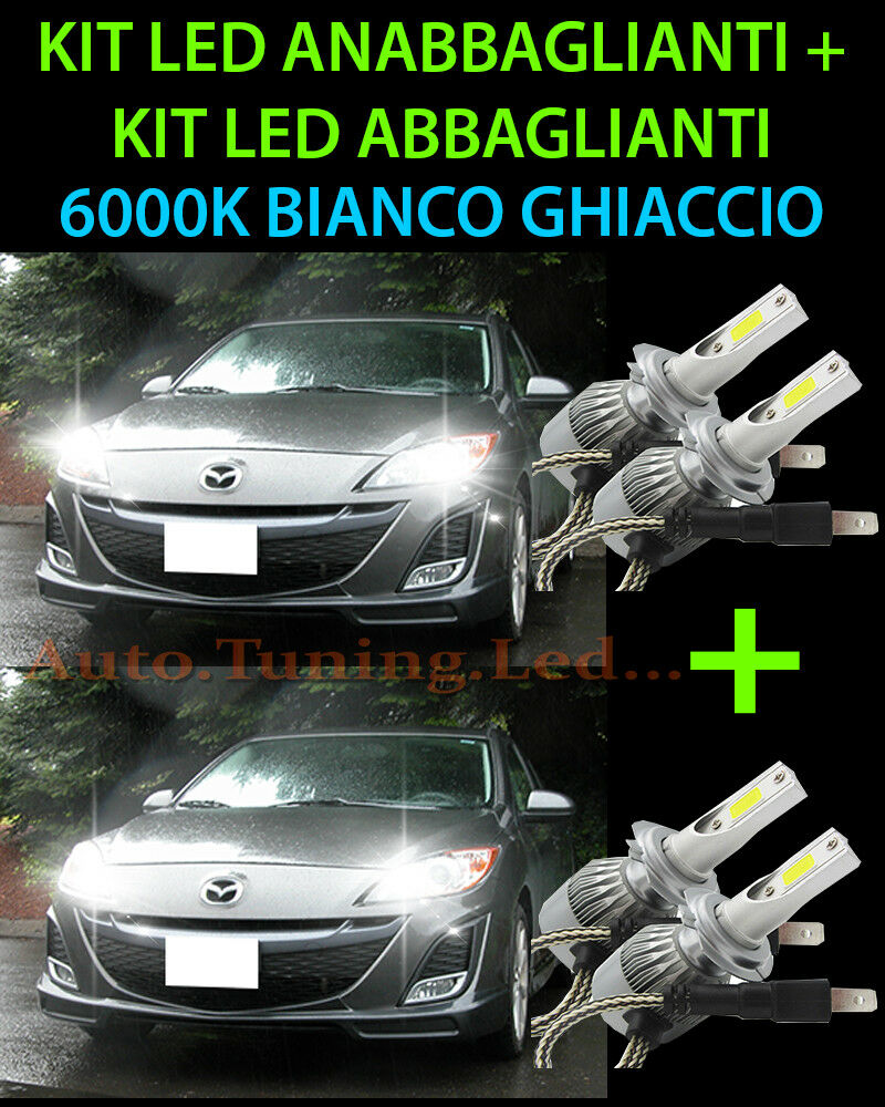 KIT LED LAMPADE ABBAGLIANTI & ANABBAGLIANTI PER MAZDA 3 2009-2014 -.