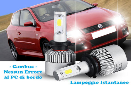 LAMPADE ABBAGLIANTI LED FIAT STILO CANBUS LAMPEGGIO ISTANTANEO