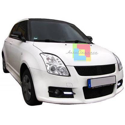 SUZUKI SWIFT III 2005-2010 COMPLETE FRONT BUMPER SPORT LOOK DAYTIME LIGHTS