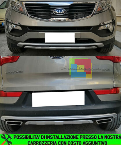 KIA SPORTAGE 2010-2015 FRONT + REAR BUMPER SPOILER ABS