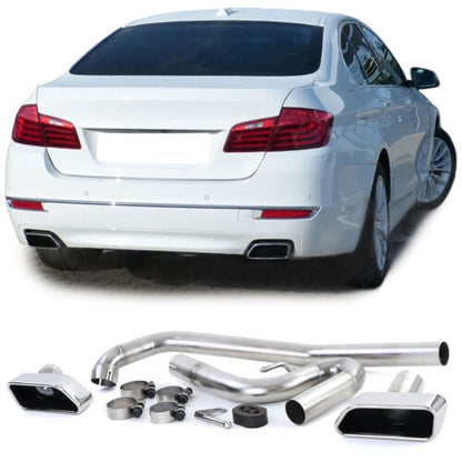 Exhaust Duplex 550 Look Conversion Suitable for BMW F10 F11 520 523 525 528 530 