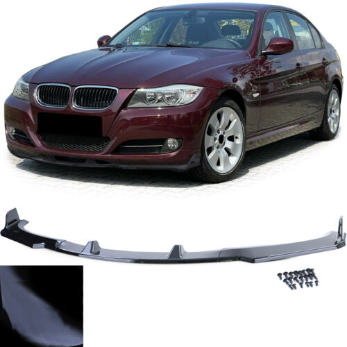 Gloss Black Front Bumper Lip Spoiler Fit For BMW 3 Series E90 E91 08-13