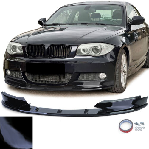 Gloss Black Performance Front Lip Spoiler Fit For BMW 1 Series E82 E88 11-13 