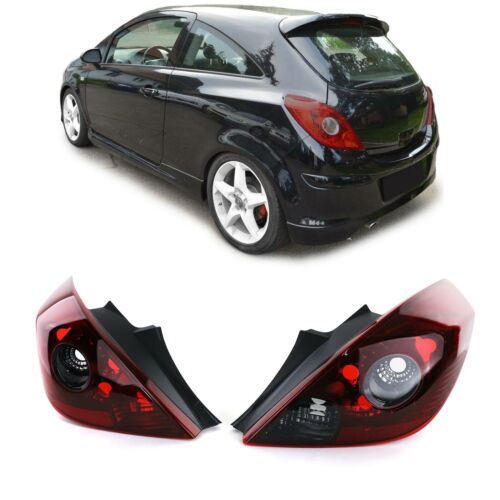 Smoke look OPC rear lights for Opel Corsa D 3 doors from 06