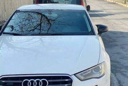 CALOTTE ADESIVE SPECCHI AUDI A3 8V 2012+ SPECCHIETTI RETROVISORI NERO LUCIDO AUTOELEGANCERICAMBI