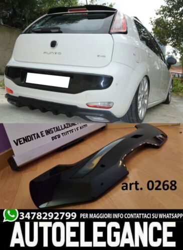 FIAT GRANDE PUNTO / PUNTO EVO ROOF SPOILER SPORTS WING GLOSSY BLACK
