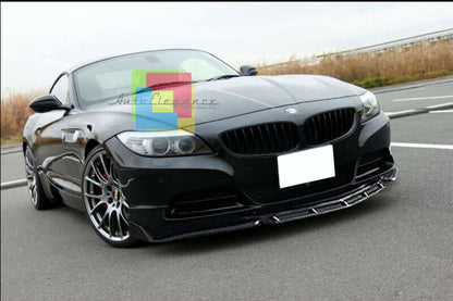 0277 BMW Z4 E89 SPLITTER PARAURTI ANTERIORE NERO LUCIDO LOOK RS AUTOELEGANCERICAMBI
