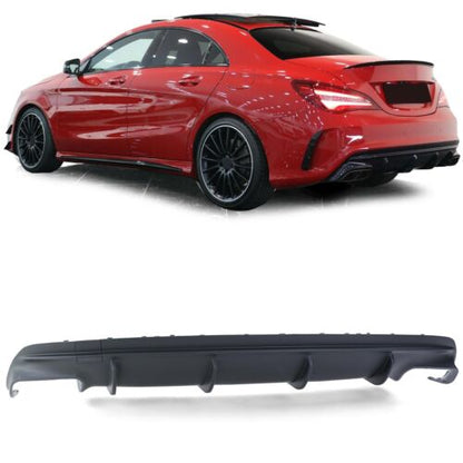 Diffusore posteriore sportivo Performance Matt per Mercedes CLA C117 16-19 con AMG Line