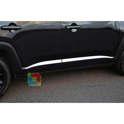 JEEP RENEGADE 2015+ MODANATURE LATERALI CROMATE ACCIAIO INOX