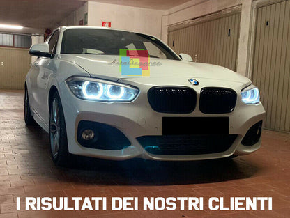 GRIGLIA ANTERIORE NERO LUCIDO M DOPPIA FASCIA BMW SERIE 1 F20 F21 2015-2017