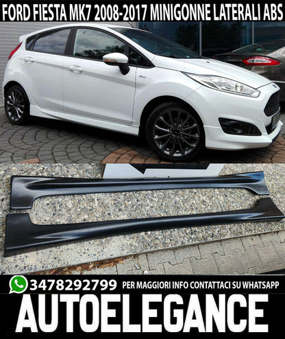 FIESTA MK7  MINIGONNE + DIFFUSORE + SOTTO PARAURTI ANTERIORE PER MODELLO 5 PORTE
