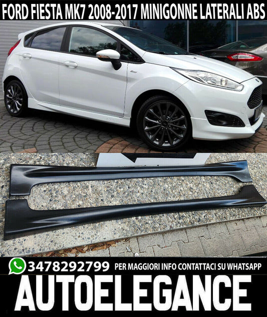 FIESTA MK7 SIDE SKIRTS + DIFFUSER + FRONT BUMPER FOR 5 DOOR MODEL