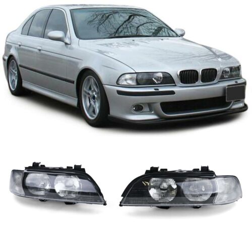 Headlights with white indicators right + left suitable for BMW 5 Series E39 95-00 