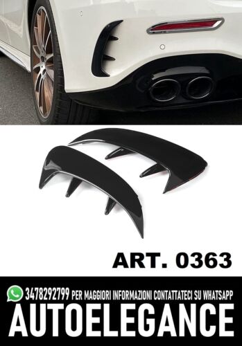 REAR BUMPER AIR INTAKES FOR MERCEDES A CLASS W177 AMG LOOK A35 A45s 