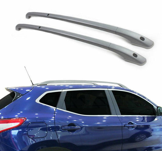 Barre tetto in alluminio grigio per Nissan Qashqai dal 2014 AUTOELEGANCERICAMBI