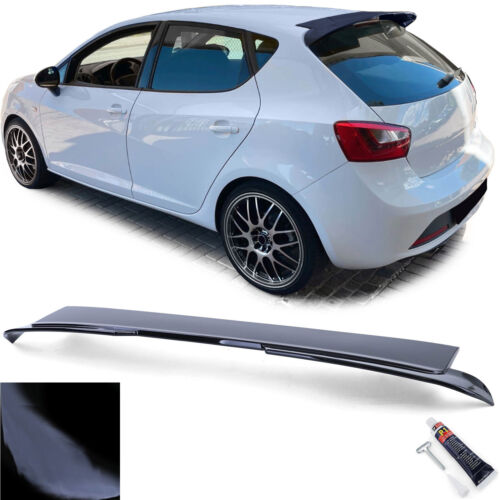 Gloss Black Roof Spoiler for Seat Ibiza 6J 6P 5 Door 08-17 