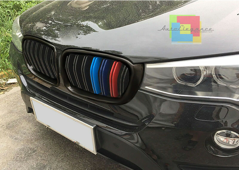 BMW X4 F26 2014+ GRIGLIA ANTERIORE NERA DOPPIA FASCIA - MASCHERINA 3 COLORI M AUTOELEGANCERICAMBI