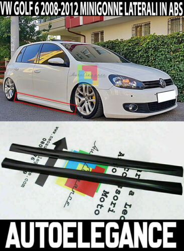 SIDE SKIRTS SPOILER FOR VW GOLF 6 08-12 ABS SPORT LOOK RLINE .- 