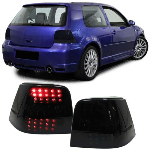Black LED Rear Lights for VW Golf 4 97-03