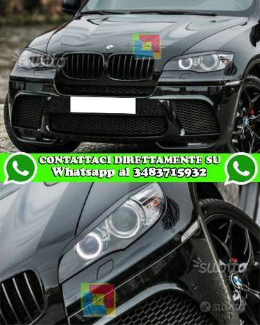 Bmw x6 e71 2008-2011 palpebre fari anteriori AUTOELEGANCERICAMBI