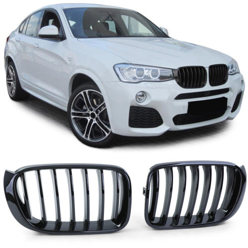Griglia radiatore sportiva Performance Black Gloss adatta per BMW X3 F25 X4 F26 dal 14