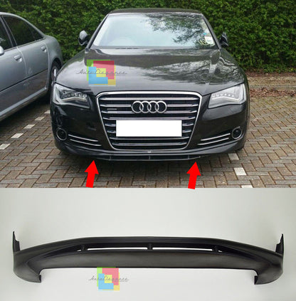 SOTTO PARAURTI ANTERIORE AUDI A8 D4 2010-2014 SPOILER LOOK SLINE S8