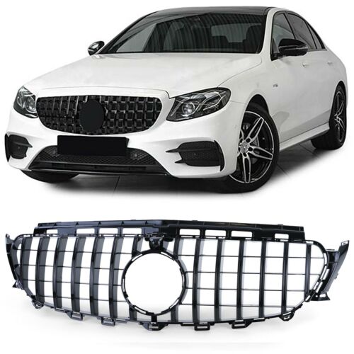 Gloss Black Sports Radiator Grille Suitable for Mercedes E-Class W213 S213 16-20