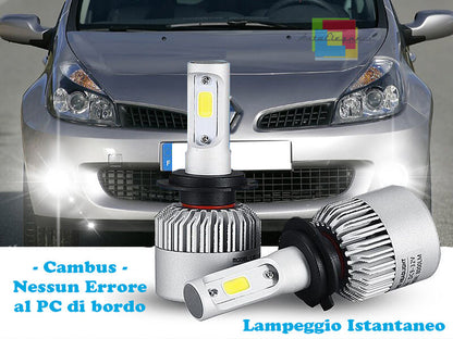 LAMPADE FENDINEBBIA A LED CREE RENAULT CLIO 05-11 CAMBUS BIANCO GHIACCIO