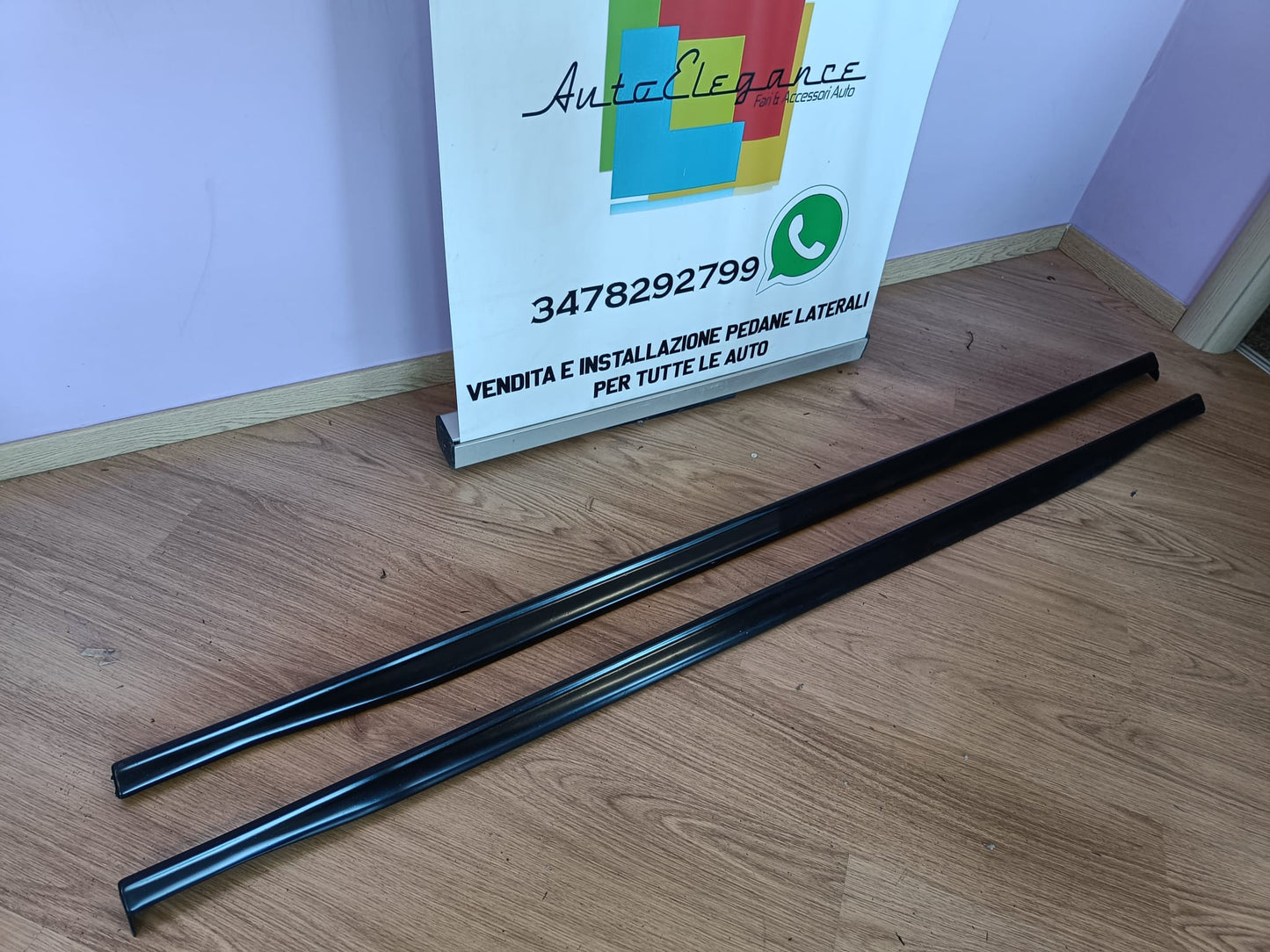 SIDE SKIRTS UNDER DOOR FOR VW GOLF 8 VIII 2019+ DESIGN GTI LOOK ABS 0264