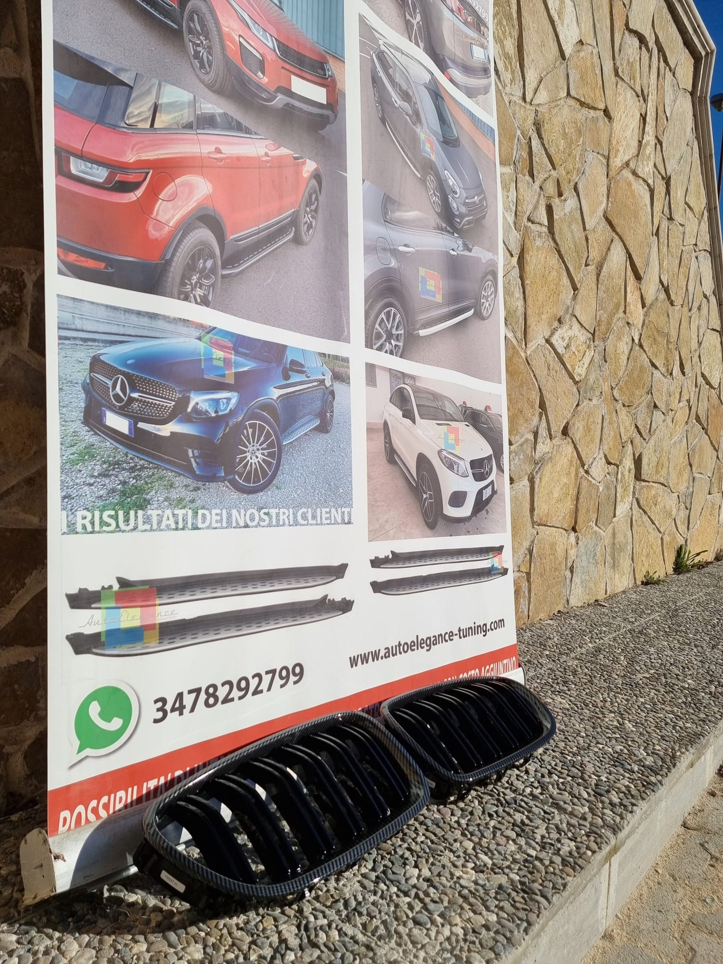 5 SERIES F10 F11 F18 CARBON LOOK DOUBLE KIDNEY MUSTACHE GRILLE NEWS