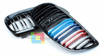 BMW SERIE 3 E92 E93 2006-2009 GRIGLIA ANTERIORE DOPPIA FASCIA 3 COLORI M AUTOELEGANCERICAMBI