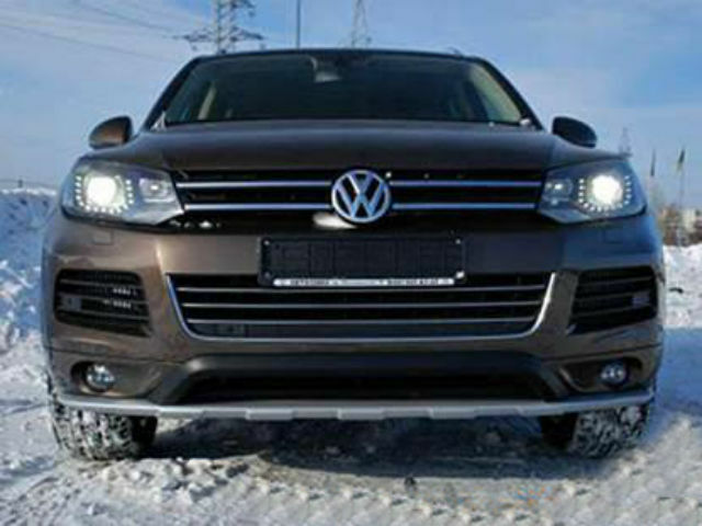 SOTTO PARAURTI VW TOUAREG 2010-2014 ANTERIORE & POSTERIORE LOOK SPORTIVO ABS -