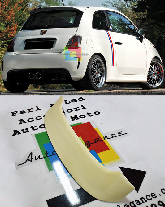 ALETTONE - SPOILER POSTERIORE SUL TETTO PER FIAT 500 2007+ AUTOELEGANCERICAMBI