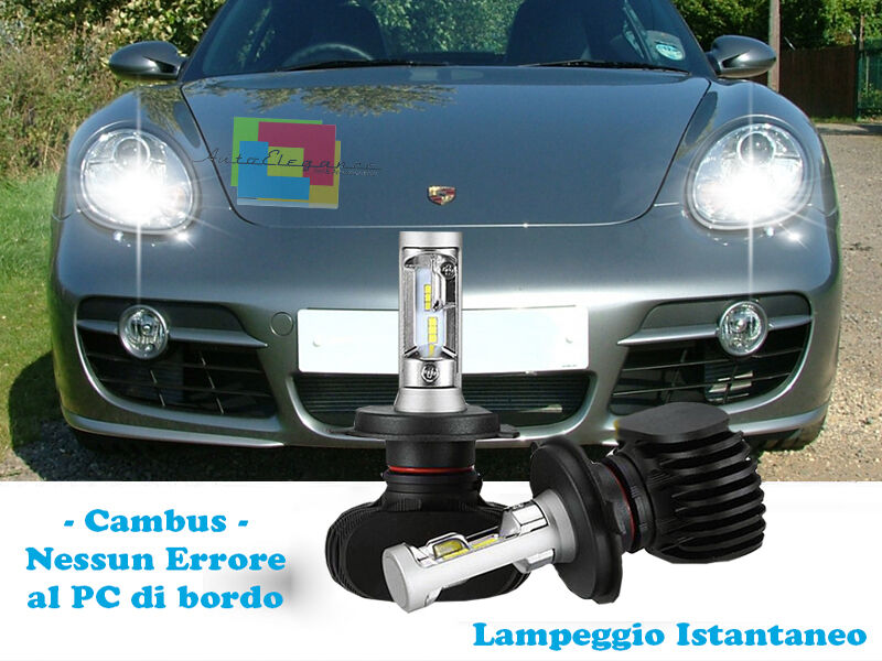 LAMPADE ABBAGLIANTI LAMPEGGIO ISTANTANEO LED PORSCHE CAYMAN 987 06-13 CREE