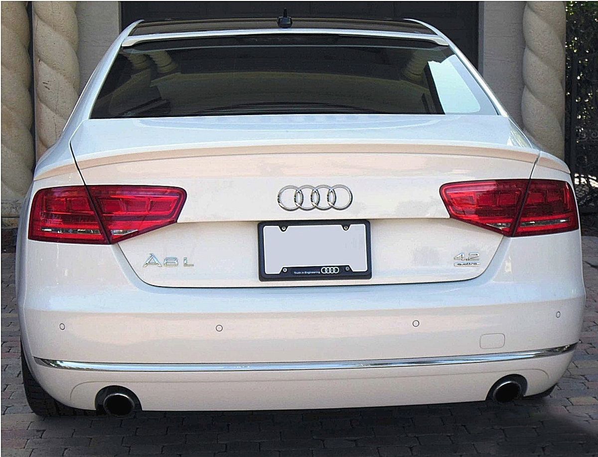 REAR BONNET SPOILER FOR AUDI A8 D4 2009-2014 TUNING LOOK