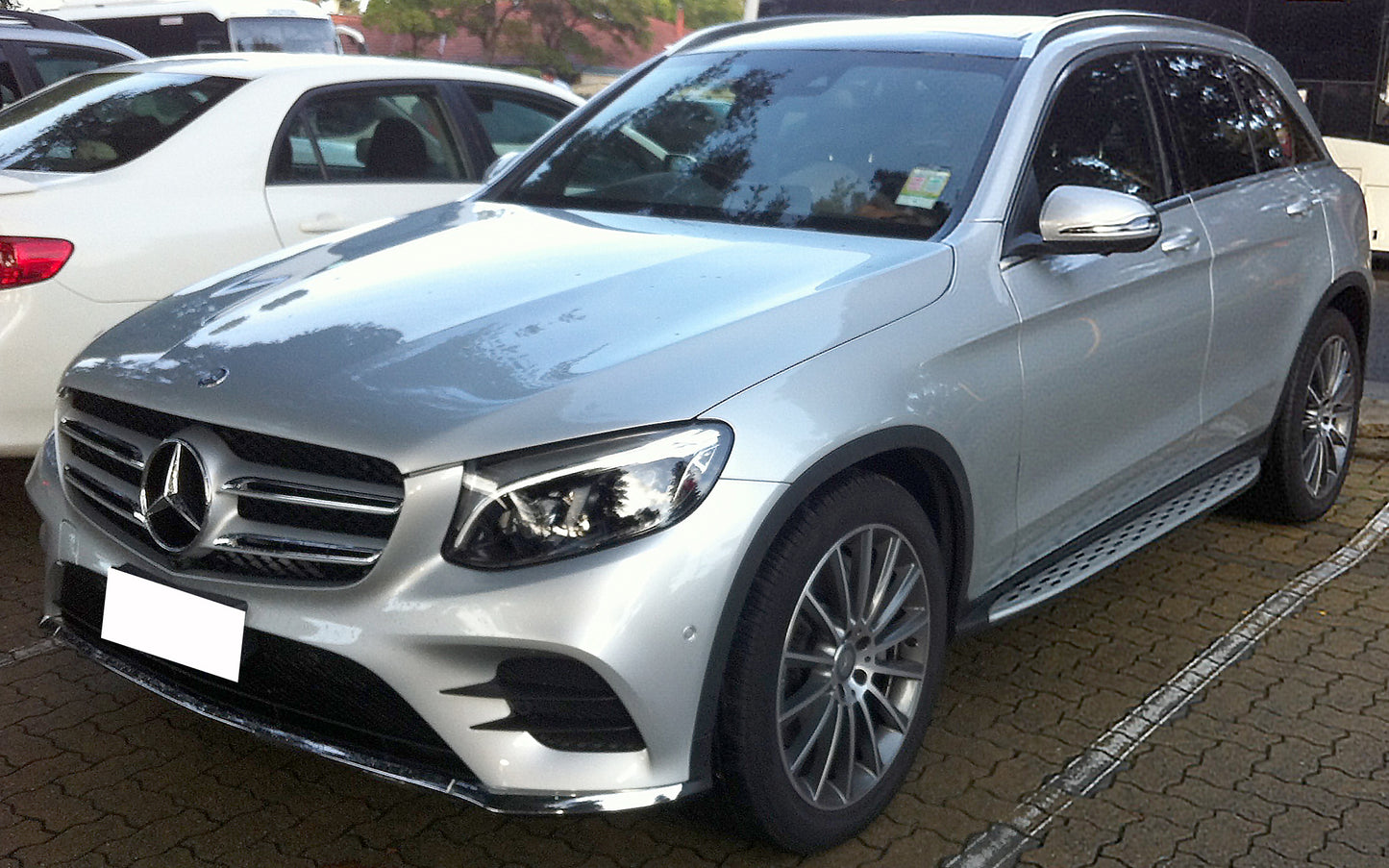 MERCEDES GLC SUV / COUPE 2015-2018 FRONT BUMPER AMG LOOK IN ABS