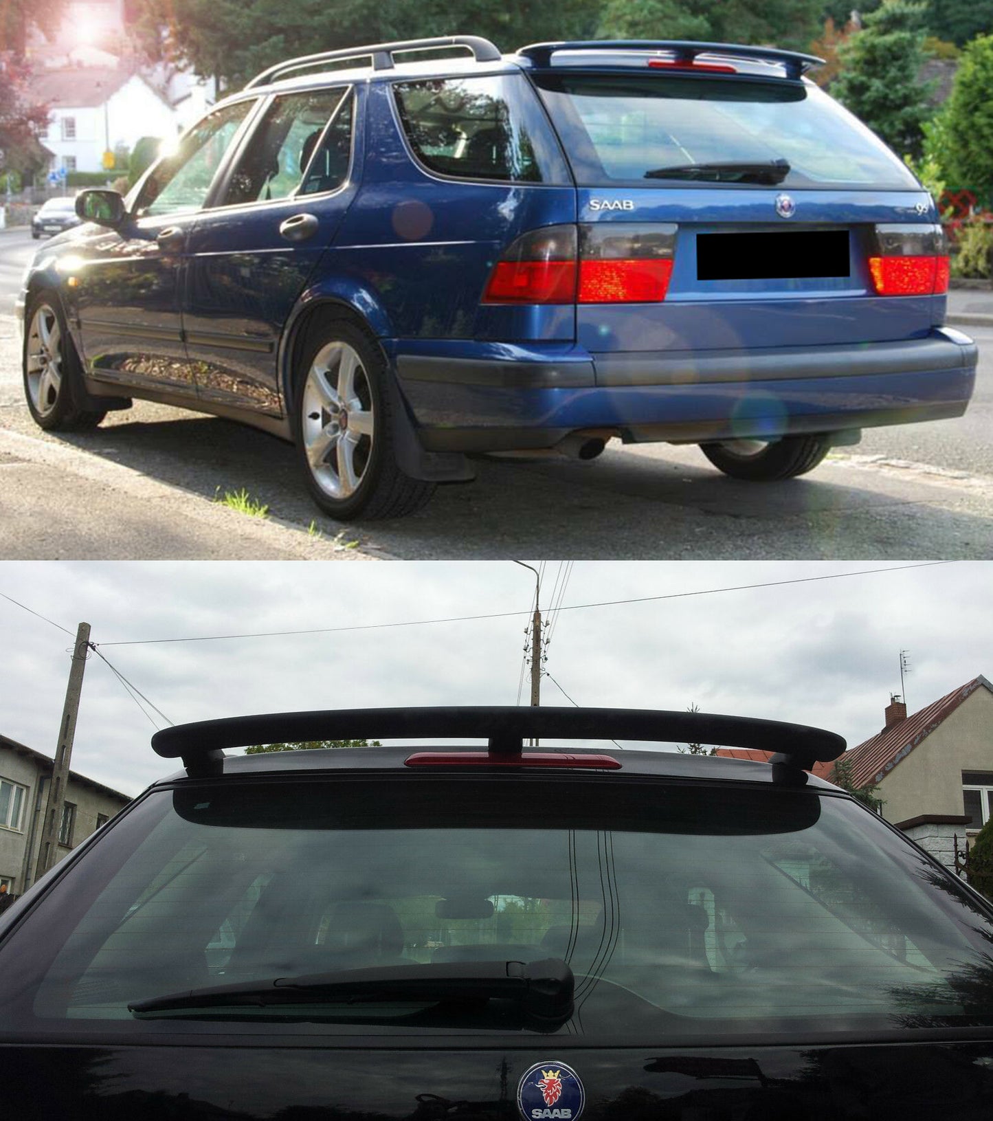 SAAB 9-5 SW 1997-2005 SPOILER SUL TETTO POSTERIORE LOOK SPORTIVO