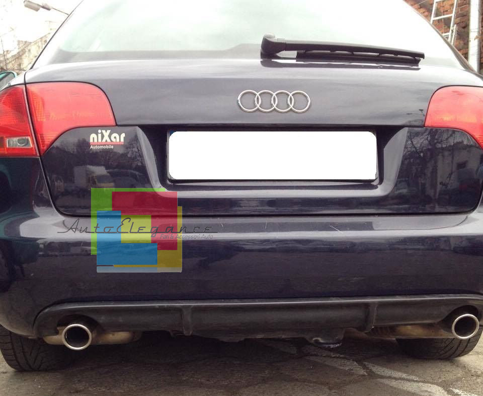 AUDI A4 B7 2004-2007 AVANT POSTERIORE SOTTO PARAURTI LOOK RS6 S6 AUTOELEGANCERICAMBI