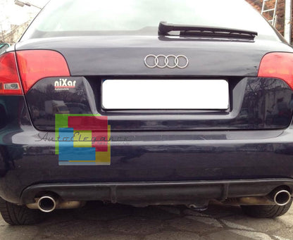 AUDI A4 B7 2004-2007 AVANT POSTERIORE SOTTO PARAURTI LOOK RS6 S6 AUTOELEGANCERICAMBI