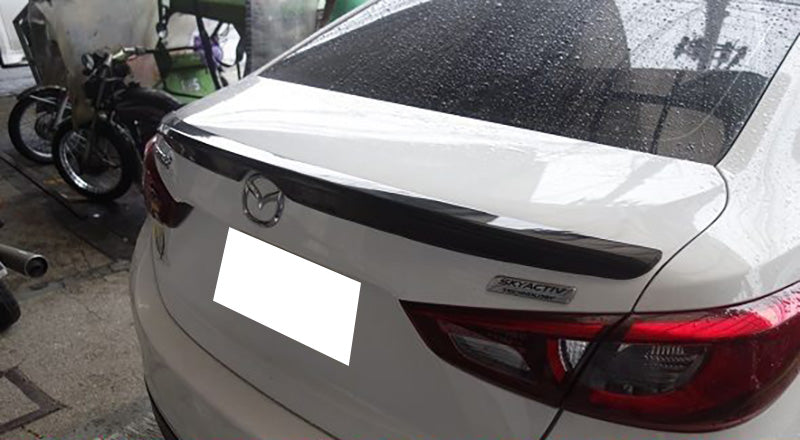 MAZDA 2 SEDAN 2015+ REAR HOOD SPOILER SPORT ABS / PLASTIC