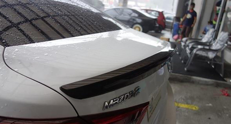 MAZDA 2 SEDAN 2015+ REAR HOOD SPOILER SPORT ABS / PLASTIC