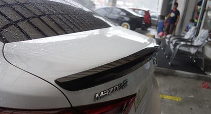 MAZDA 2 SEDAN 2015+ REAR HOOD SPOILER SPORT ABS / PLASTIC