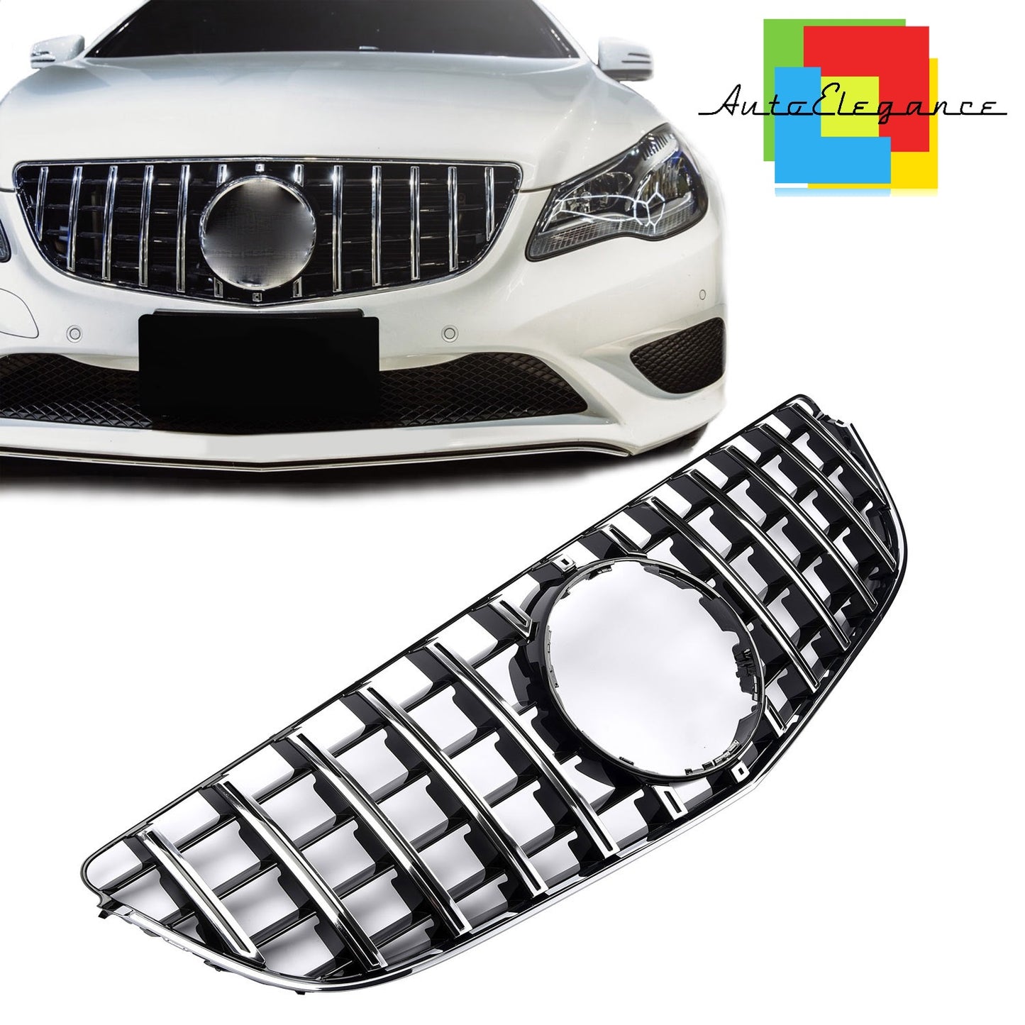 GRIGLIA CLASSE E W207 C207 A207 2013+ LOOK GT CROMATO NEWS